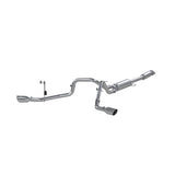 Fits 2021-2024 Ford F-150 3in. Cat Back; 2.5in. Dual Side Exit; AL - S5213AL