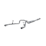 MBRP cat-back exhaust system fits 2021-2024 Ford F-150 3 inch dual side exit Armor Plus Series T409 stainless steel S5215409
