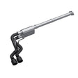 MBRP cat-back exhaust system fits 2021-2024 Ford F-150 3 inch aluminized steel S5217BLK