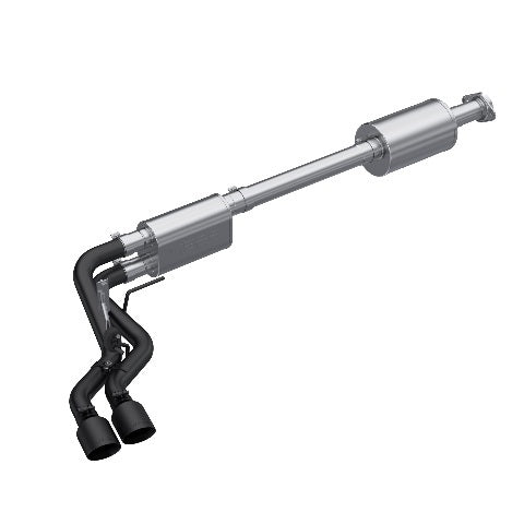 MBRP cat-back exhaust system fits 2021-2024 Ford F-150 3 inch aluminized steel S5219BLK