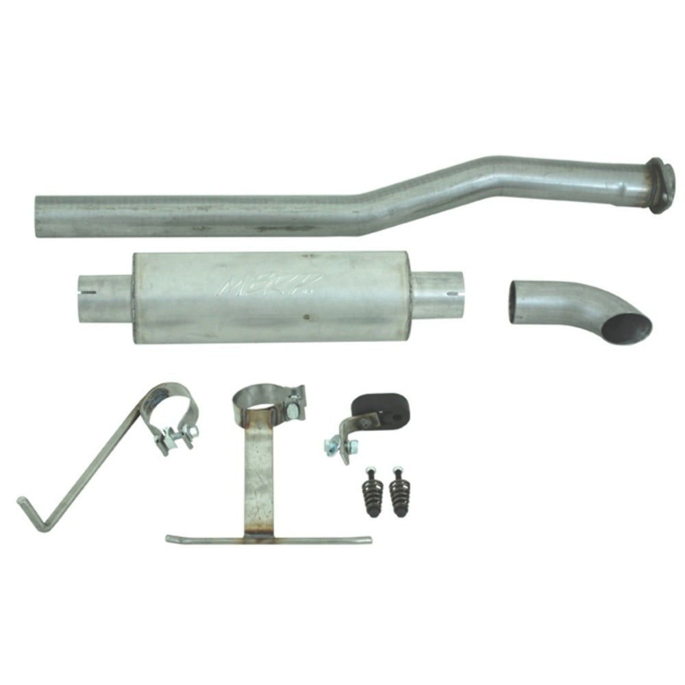 Fits 1998-2002 Ford Ranger 2 1/2in. Cat Back; Turn Down; AL - S5224AL