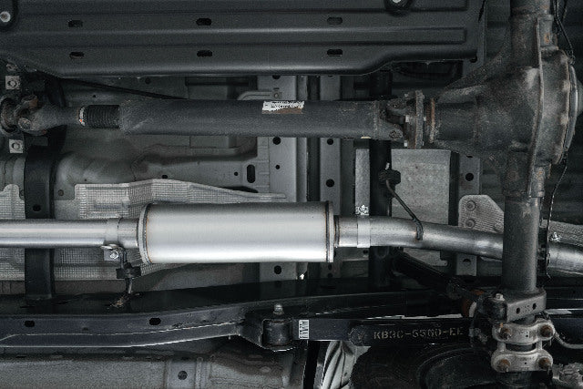 MBRP cat-back exhaust system fits 2019-2023 Ford Ranger single side exit aluminized steel black coated S5227BLK