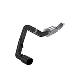 MBRP cat-back exhaust system fits 2011-2014 Ford F-150 3 inch single side exit aluminized steel black coated S5230BLK