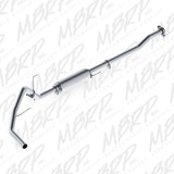 MBRP cat-back exhaust system fits 2011-2014 Ford F-150 3 inch single side exit aluminized steel S5230P