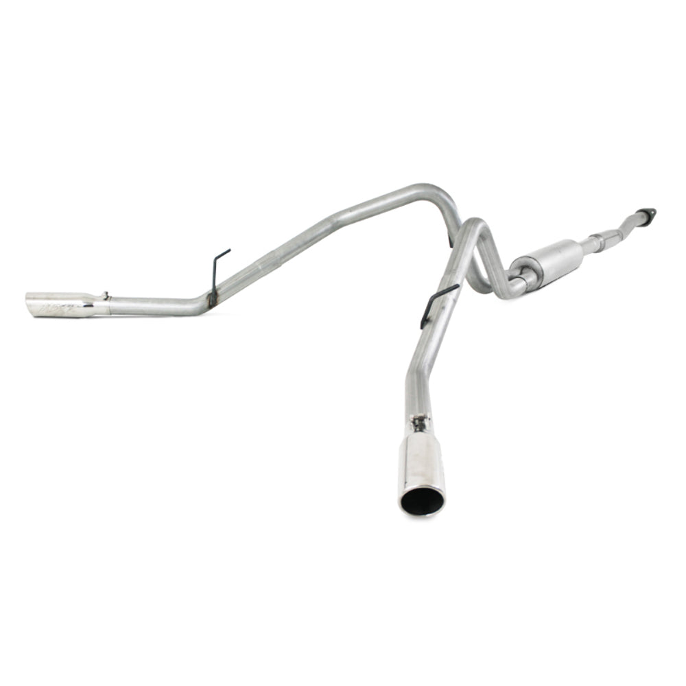 Fits 2011-2014 Ford F-150 2 1/2in. Cat Back; Dual Side; AL - S5232AL
