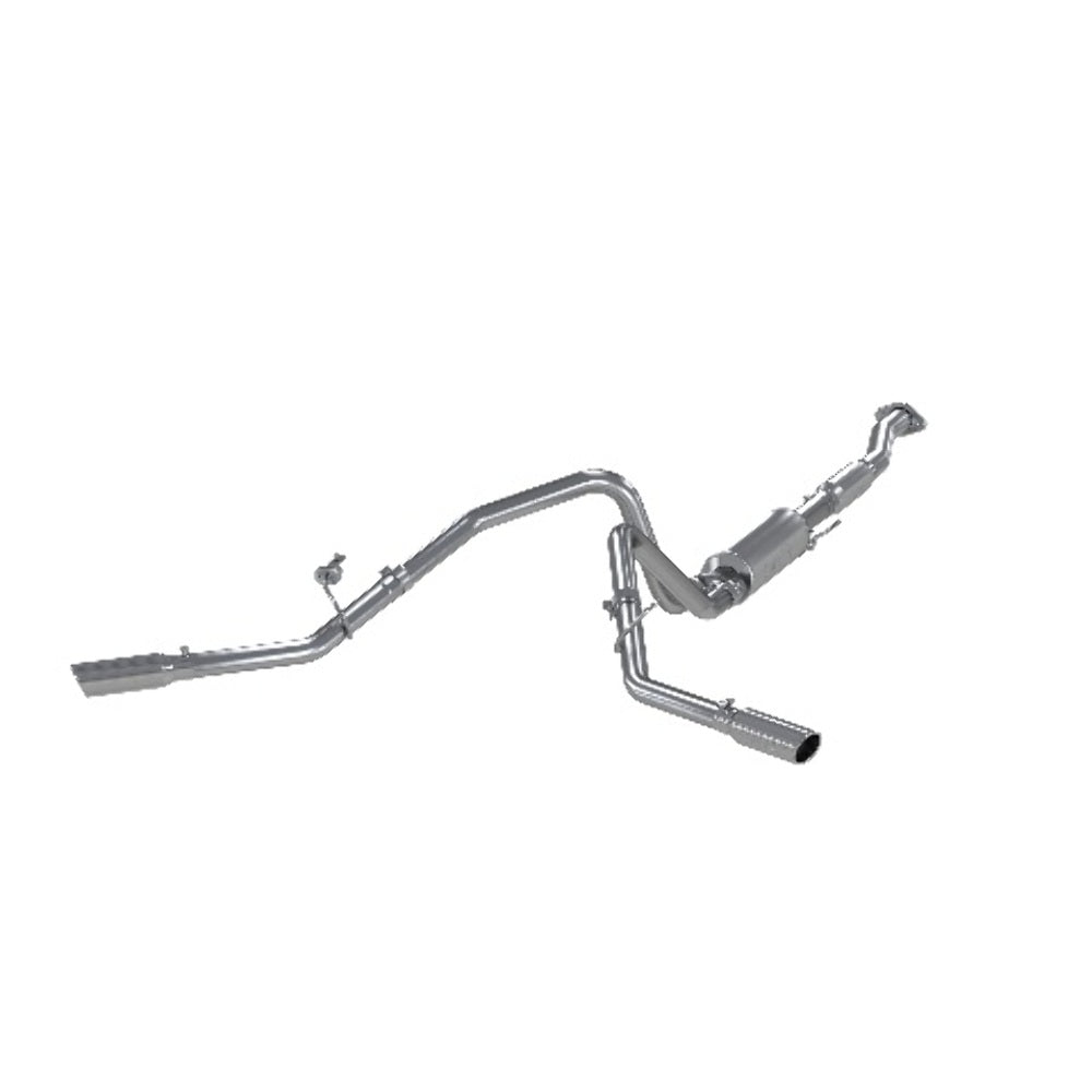 Fits 2011-2014 Ford F-150 2 1/2in. Cat Back; Dual Side; AL - S5232AL