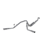 Fits 2011-2014 Ford F-150 2 1/2in. Cat Back; Dual Side; AL - S5232AL
