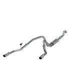 MBRP cat-back exhaust system fits 2011-2014 Ford F-150 2 inch dual rear exit aluminized steel S5234AL