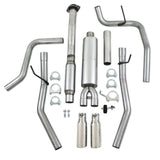 MBRP cat-back exhaust system fits 2011-2014 Ford F-150 2 inch dual rear exit aluminized steel S5234AL