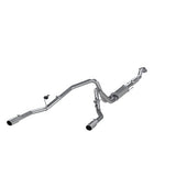 MBRP cat-back exhaust system fits 2011-2014 Ford F-150 2 inch dual rear exit aluminized steel S5234AL