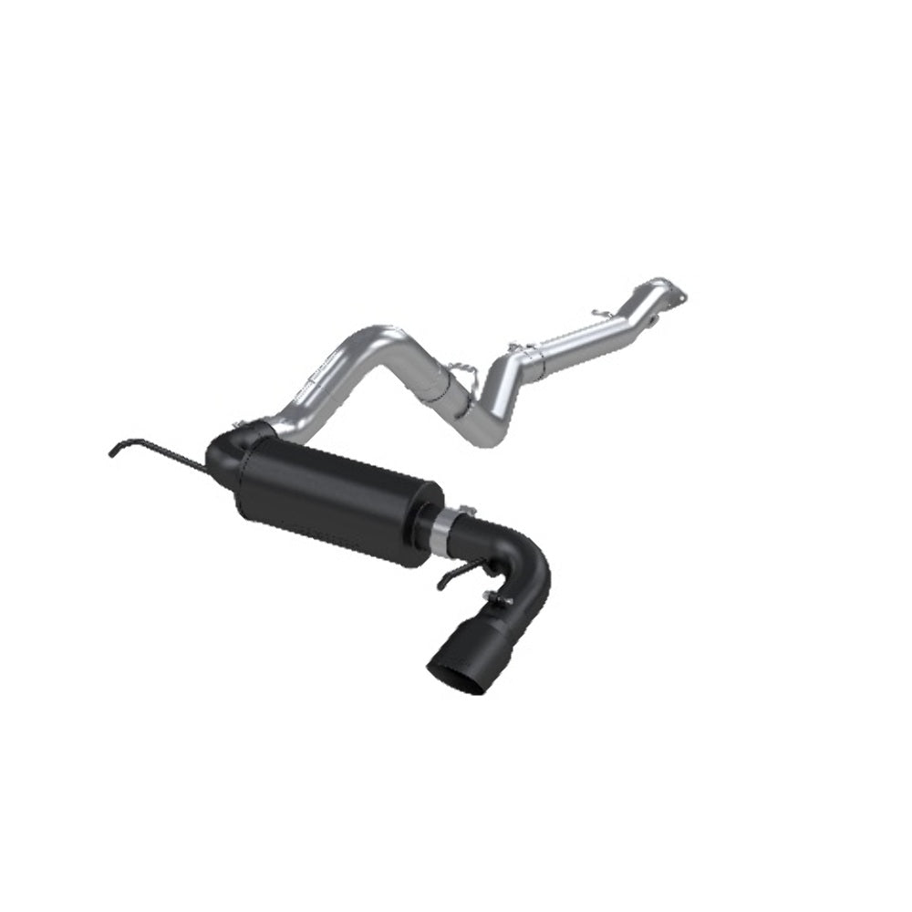 t Fits 2021-2024 Ford Bronco 3" Cat-Back, Single Rear Exit, BLK - S5235BLK MBRP Exhaust