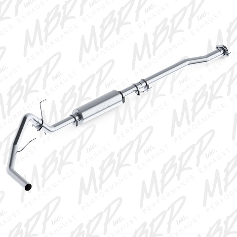 MBRP cat-back exhaust system fits 2011-2014 Ford F-150 3 inch single side exit aluminized steel S5236P