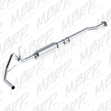 MBRP cat-back exhaust system fits 2011-2014 Ford F-150 3 inch single side exit aluminized steel S5236P