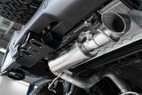 MBRP cat-back exhaust system fits Ford Bronco single rear exit aluminized steel S5237AL