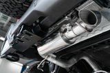 MBRP cat-back exhaust system fits Ford Bronco single rear exit aluminized steel S5237AL
