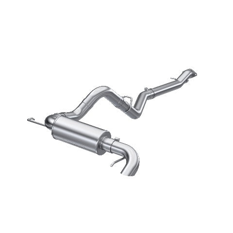 MBRP cat-back exhaust system fits Ford Bronco single rear exit aluminized steel S5237AL