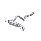 MBRP cat-back exhaust system fits Ford Bronco single rear exit aluminized steel S5237AL