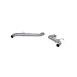 MBRP axle-back exhaust system fits 2019-2024 Ford 2.5 inch aluminized steel S5239AL