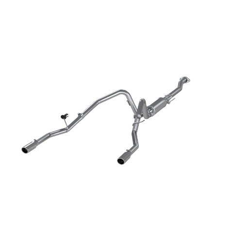 MBRP cat-back exhaust system fits 2011-2014 Ford F-150 2 inch dual rear exit aluminized steel S5240AL