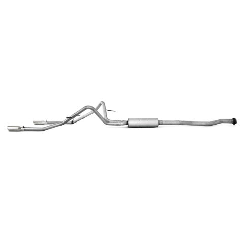 MBRP cat-back exhaust system fits 2011-2014 Ford F-150 2 inch dual rear exit aluminized steel S5240AL