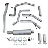 MBRP cat-back exhaust system fits 2011-2014 Ford F-150 2 inch dual rear exit aluminized steel S5240AL
