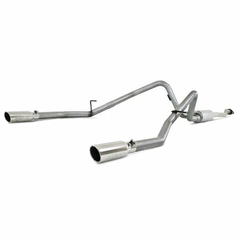 MBRP cat-back exhaust system fits 2011-2014 Ford F-150 2 inch dual rear exit aluminized steel S5240AL
