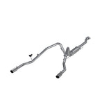 MBRP cat-back exhaust system fits 2011-2014 Ford F-150 2 inch dual rear exit aluminized steel S5240AL