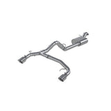 MBRP cat-back exhaust system fits 2021-2024 Ford Bronco 2.5 inch dual split rear exit Armor Pro Series T304 stainless steel S5241304