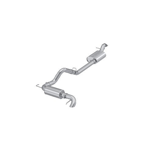 MBRP cat-back exhaust system fits Ford Bronco single rear exit aluminized steel S5245AL