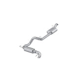 MBRP cat-back exhaust system fits Ford Bronco single rear exit aluminized steel S5245AL