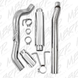 Fits 2011-16 Ford F-250 Super Duty 4" Cat Back; Single Side Exit; T409-S5246409