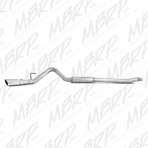 MBRP cat-back exhaust system fits 2011-2016 Ford F-250 4 inch single side exit aluminized steel S5246AL