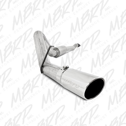 MBRP cat-back exhaust system fits 2011-2014 Ford F-150 4 inch single side exit aluminized steel S5248AL
