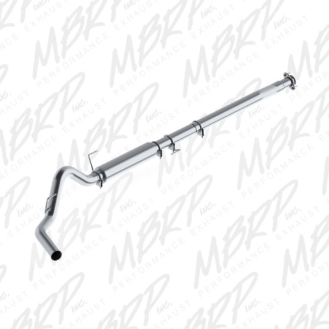 MBRP cat-back exhaust system fits 2011-2014 Ford F-150 4 inch single side exit aluminized steel S5248P