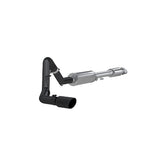 MBRP cat-back exhaust system fits 2015-2020 Ford F-150 3 inch single side exit aluminized steel S5256BLK
