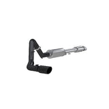 MBRP cat-back exhaust system fits 2015-2020 Ford F-150 3 inch single side exit aluminized steel S5256BLK