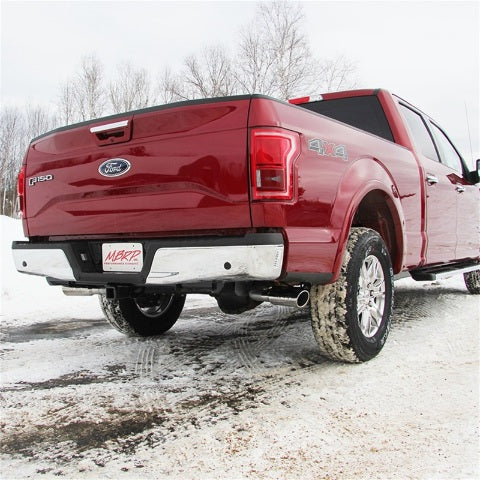 Fits 2016-2020 Ford F-150 2 1/2in. Cat Back; Dual Side Exit; AL - S5257AL