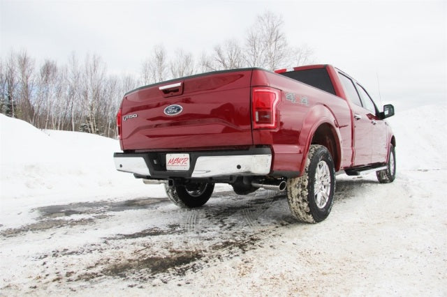 Fits 2016-2020 Ford F-150 2 1/2in. Cat Back; Dual Side Exit; AL - S5257AL