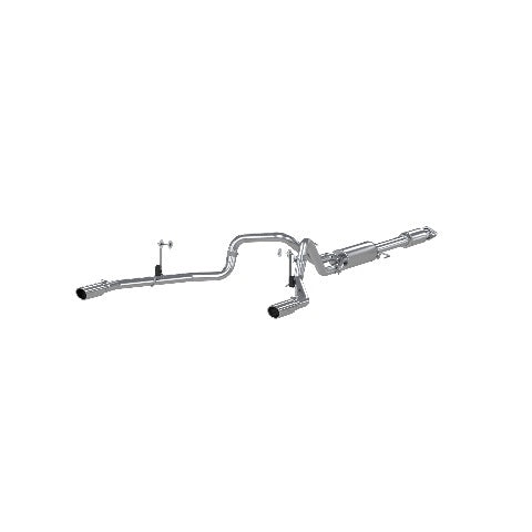 MBRP cat-back exhaust system fits 2016-2020 Ford F-150 2 inch dual rear exit Armor Plus Series T409 stainless steel S5258409