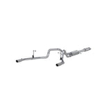 MBRP cat-back exhaust system fits 2016-2020 Ford F-150 2 inch dual rear exit aluminized steel S5258AL