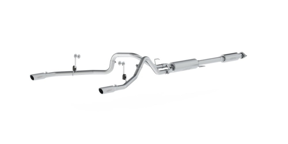 MBRP cat-back exhaust system fits 2016-2020 Ford F-150 2 inch dual rear exit aluminized steel S5258AL