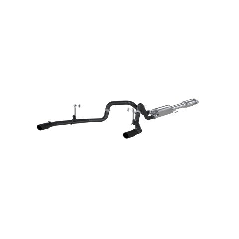 MBRP cat-back exhaust system fits 2016-2020 Ford F-150 2 inch dual rear exit aluminized steel S5258BLK
