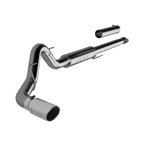 MBRP cat-back exhaust system fits Ford F-150 4 inch Armor Plus Series T409 stainless steel S5259409