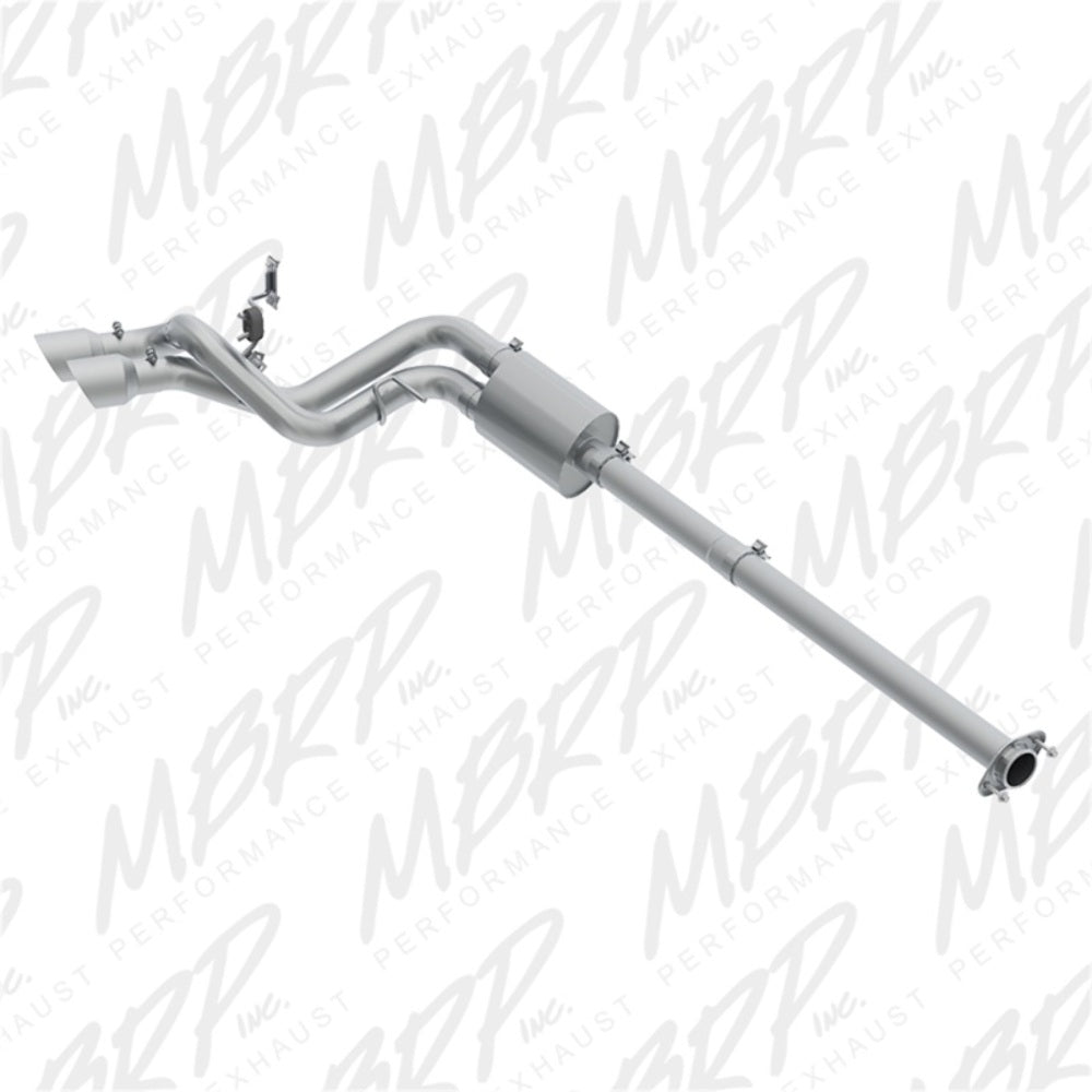 Fits 2011-2014 Ford F-150 3in. Cat Back; Pre-Axle Dual Outlet; T409 - S5261409