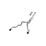 MBRP cat-back exhaust system fits 2022-2024 Ford F-150 3 inch dual split rear exit Armor Pro Series T304 stainless steel S52683CF