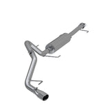 MBRP cat-back exhaust system fits 2007-2014 Toyota 2 inch single rear exit aluminized steel S5308AL