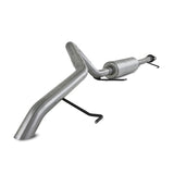 MBRP cat-back exhaust system single rear exit aluminized steel S5310AL