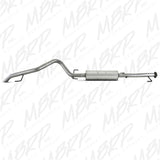 MBRP cat-back exhaust system single rear exit aluminized steel S5310AL