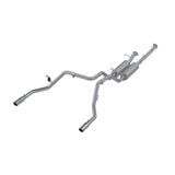 MBRP cat-back exhaust system fits 2010-2019 Toyota Tundra 2 inch dual split rear exit Armor Plus Series T409 stainless steel S5312409