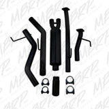 MBRP cat-back exhaust system fits 2010-2013 Toyota Tundra 3 inch single side exit aluminized steel black coated S5314BLK